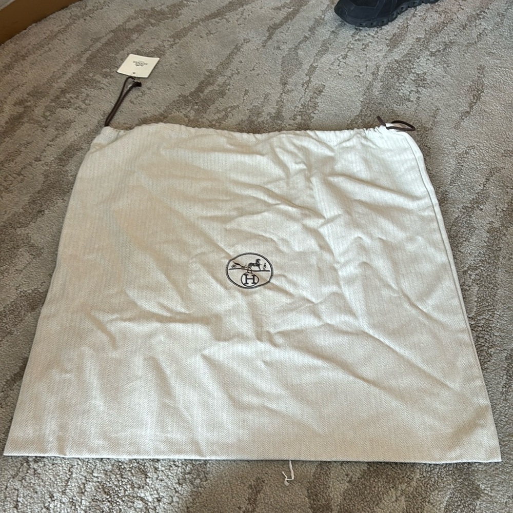 Hermes dust bag for large pillow